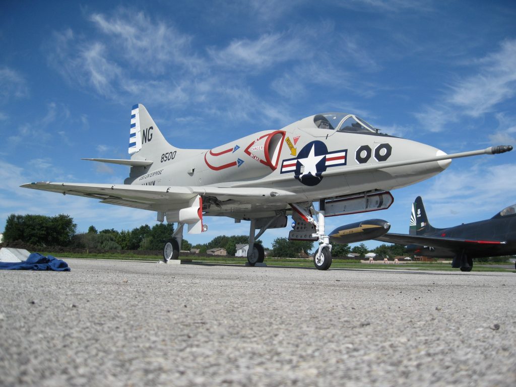 Douglas A-4 Skyhawk after restoration
