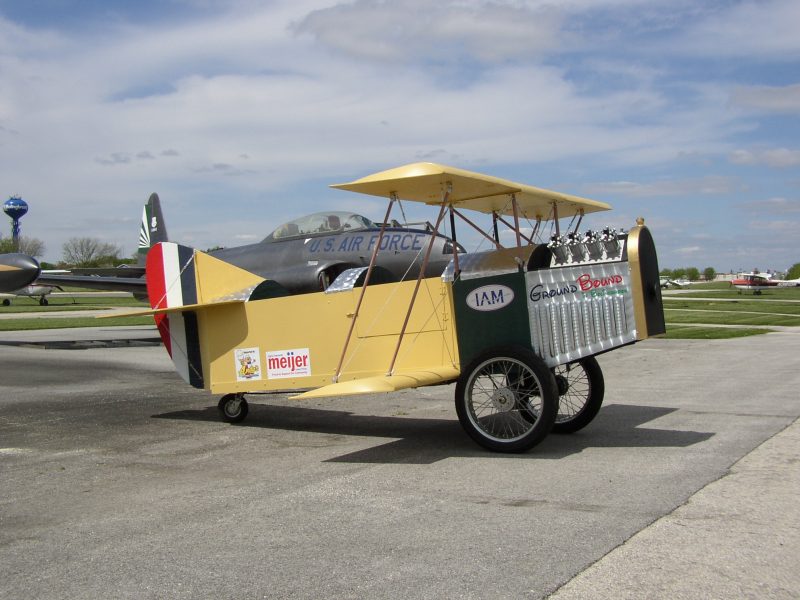 GROUND BOUND is our version of a 1917 Curtiss JN-4D “Jenny”
