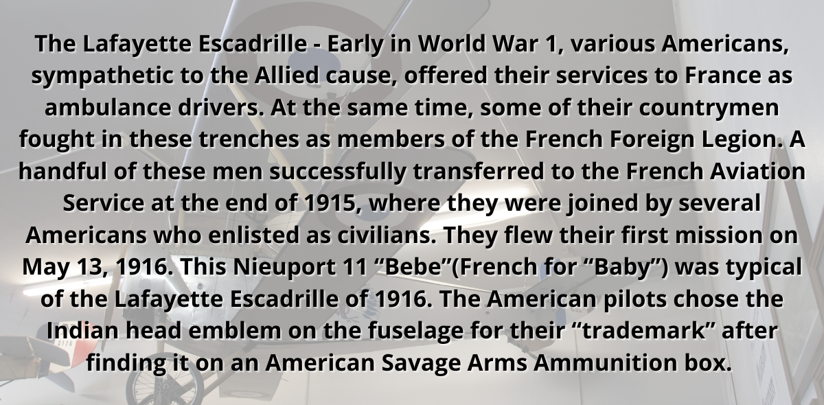 Aviation History The Lafayette Escadrille World War 1