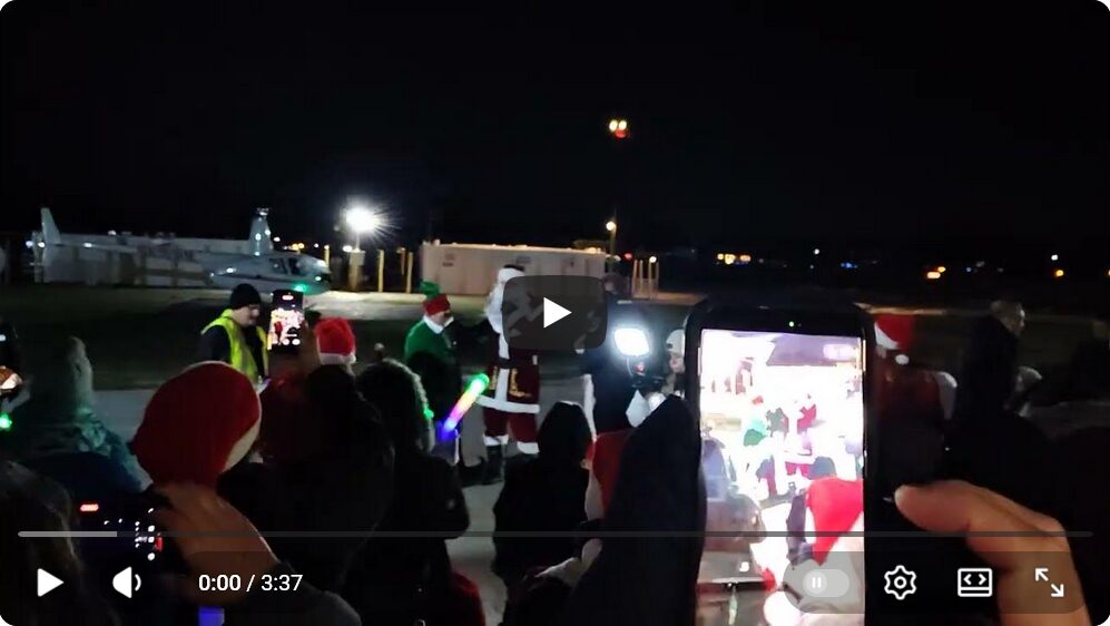 Santa at Clow International Airport
