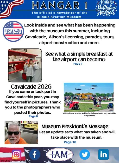 Summer 2026 Illinois Aviation Museum Newsletter
